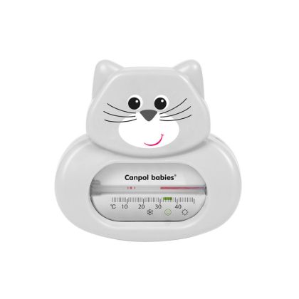 Термометър за баня Canpol babies, бяло коте