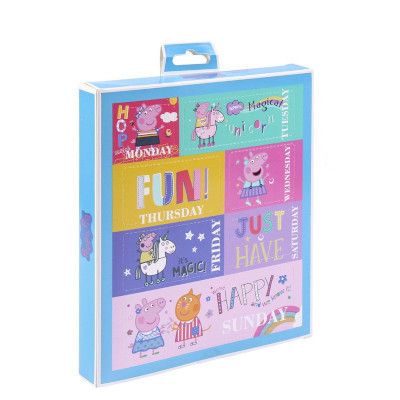 Комплект аксесоари Peppa Pig - Календар със 7 подаръка