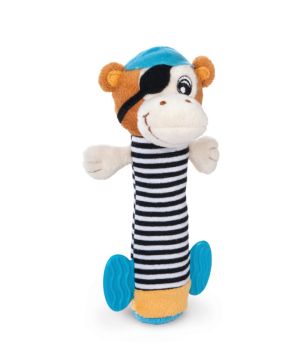 Мека играчка със свирка Canpol babies, Pirates, 0м+, маймуна