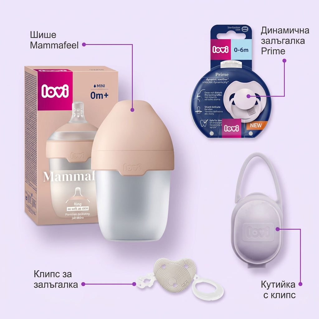 Комплект LOVI, Lilac – предимства