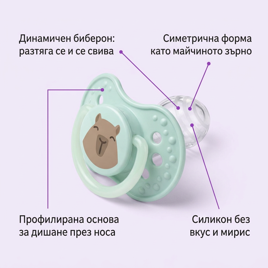 Силиконови залъгалки CapiChill Boy, LOVI, 2 бр., 6-18м – предимства