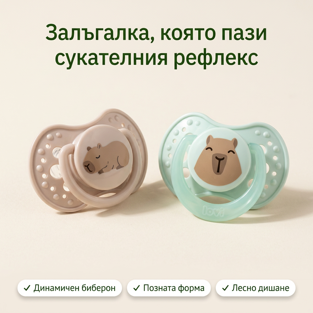 Силиконови залъгалки CapiChill Boy, LOVI, 2 бр., 6-18м – основна снимка