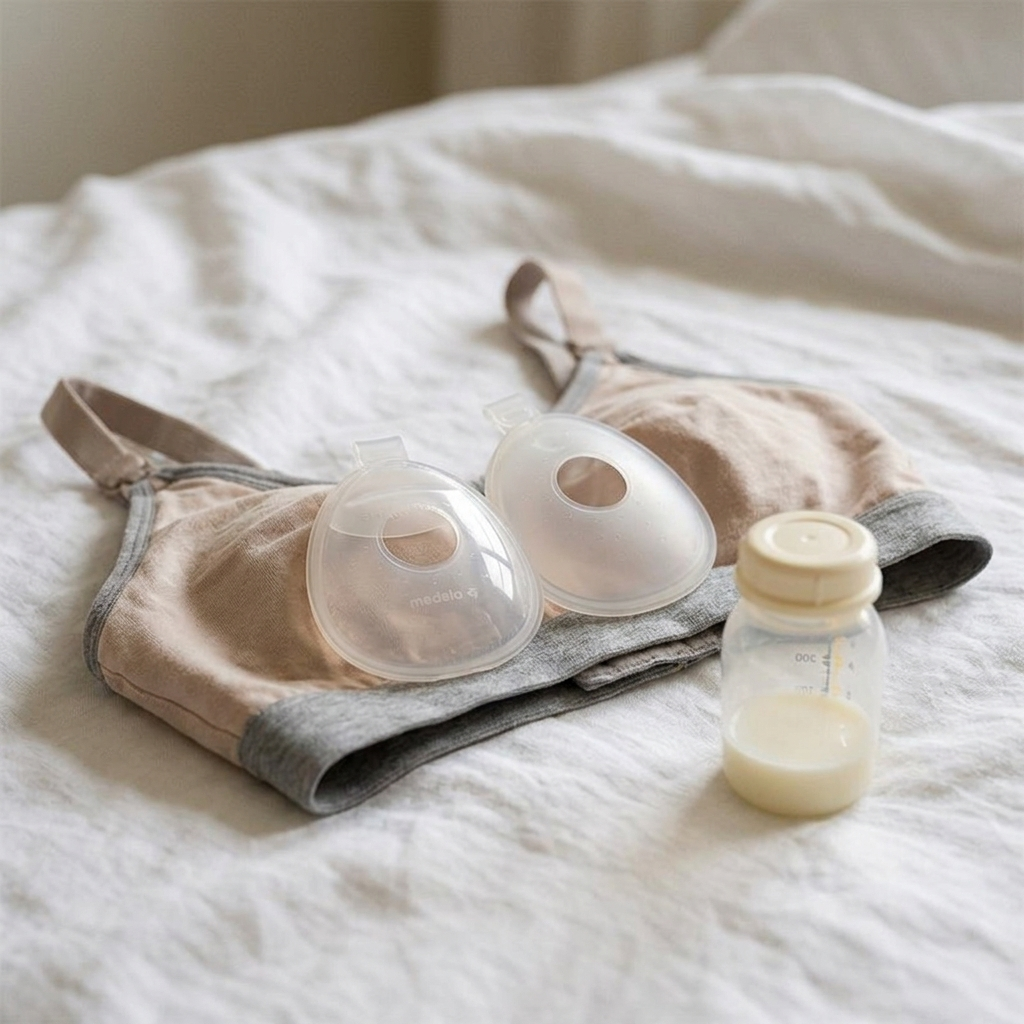 Колектор за кърма Medela InBra, 2 бр. в домашна обстановка