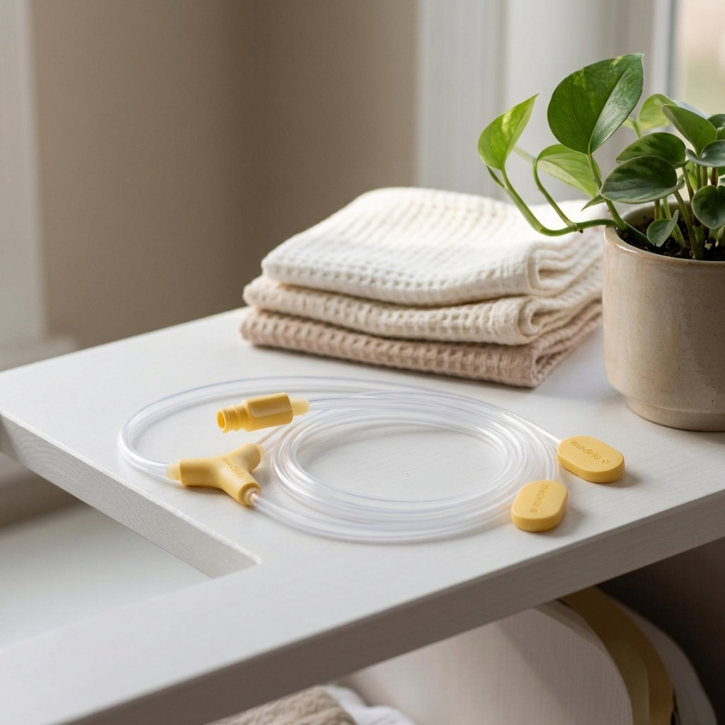 Маркуч за помпа Medela Hands-free в домашна обстановка