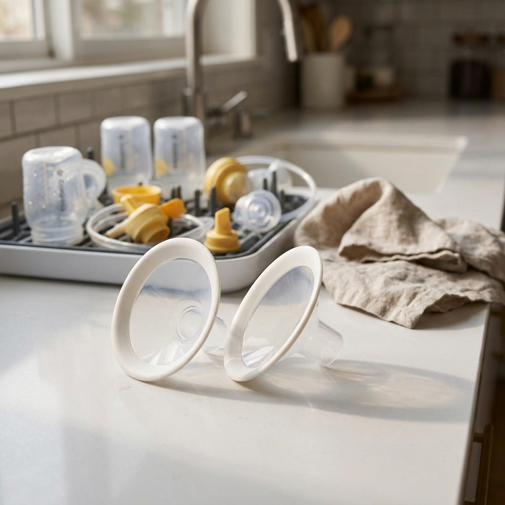 Фуния за помпа Medela Flex XL (30мм), 2 бр. в домашна обстановка