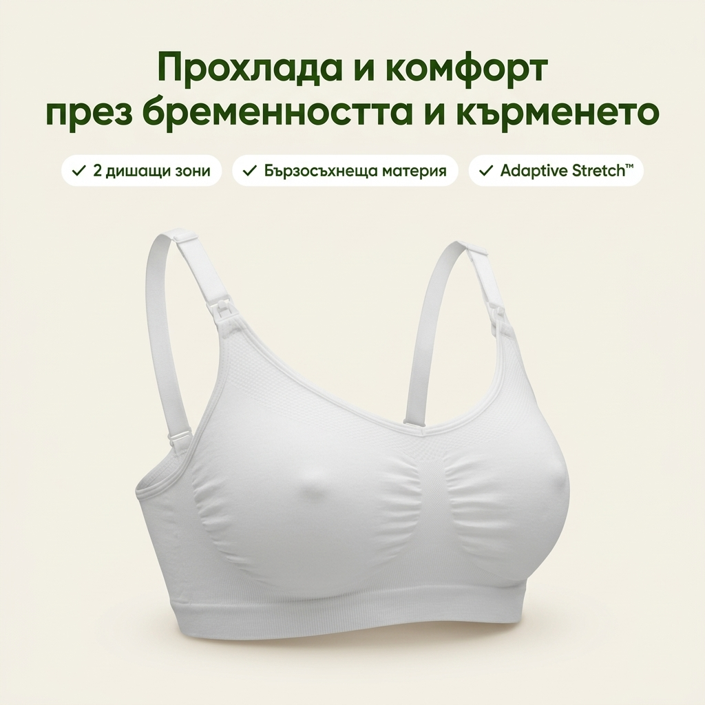 Сутиен за кърмене Medela, Keep Cool™ – основни предимства