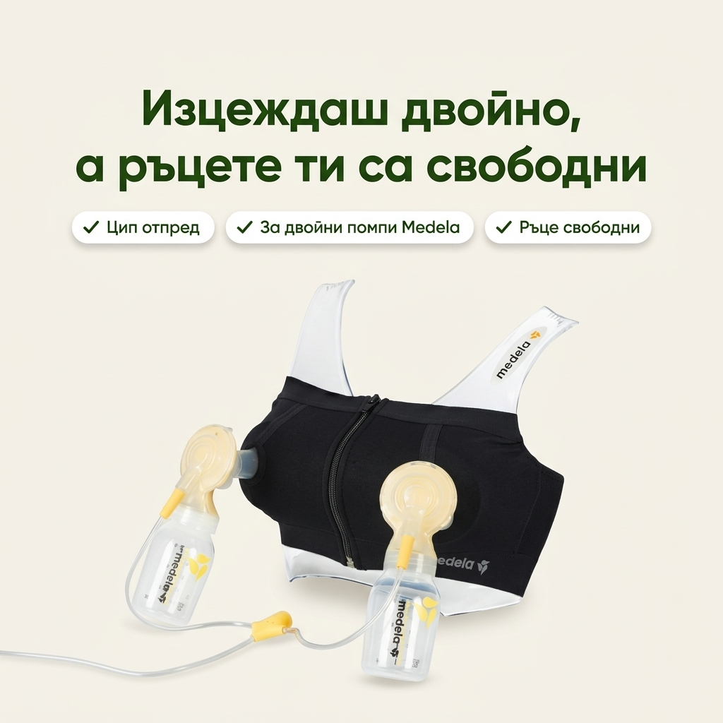 Бюстие за лесно изцеждане Medela, Easy Expression, S – основни предимства