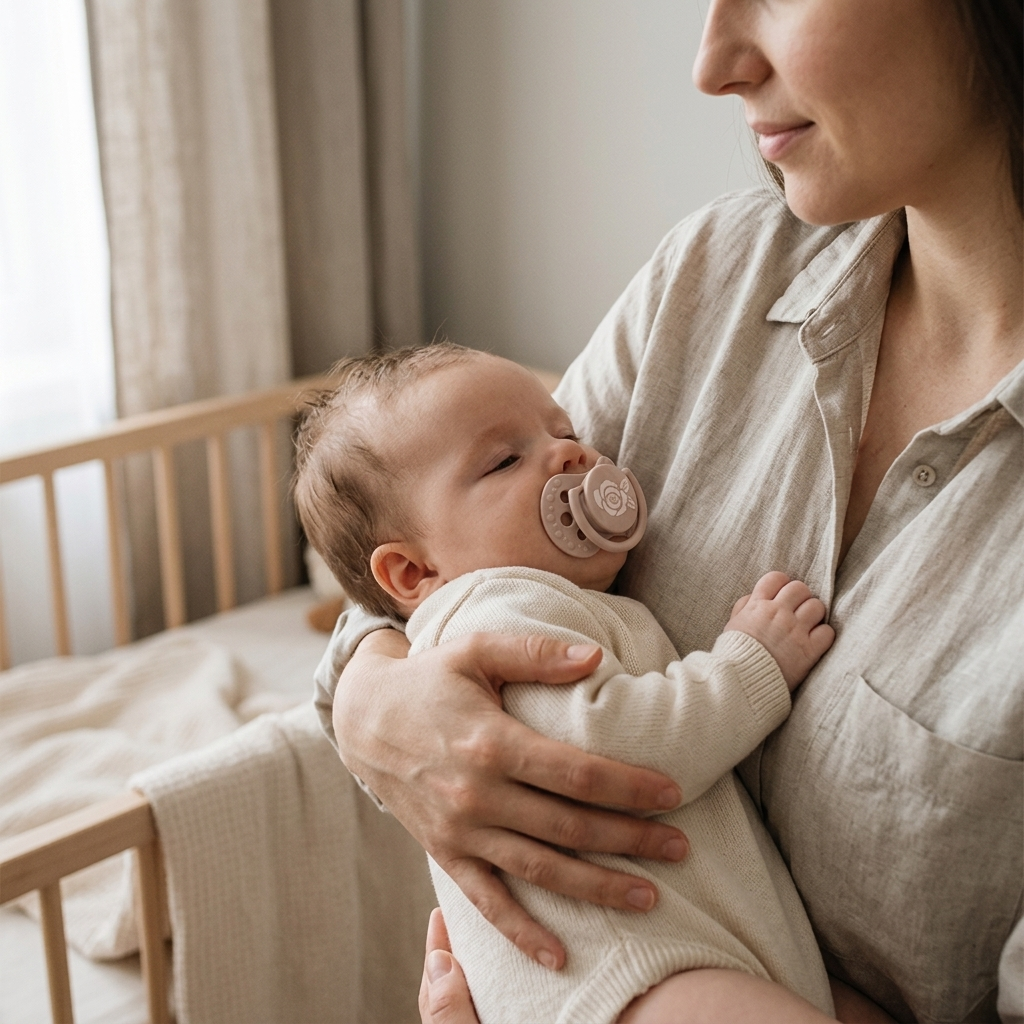 Силиконови залъгалки за новородени LOVI, Baby Shower Girl, 2 бр. – в употреба