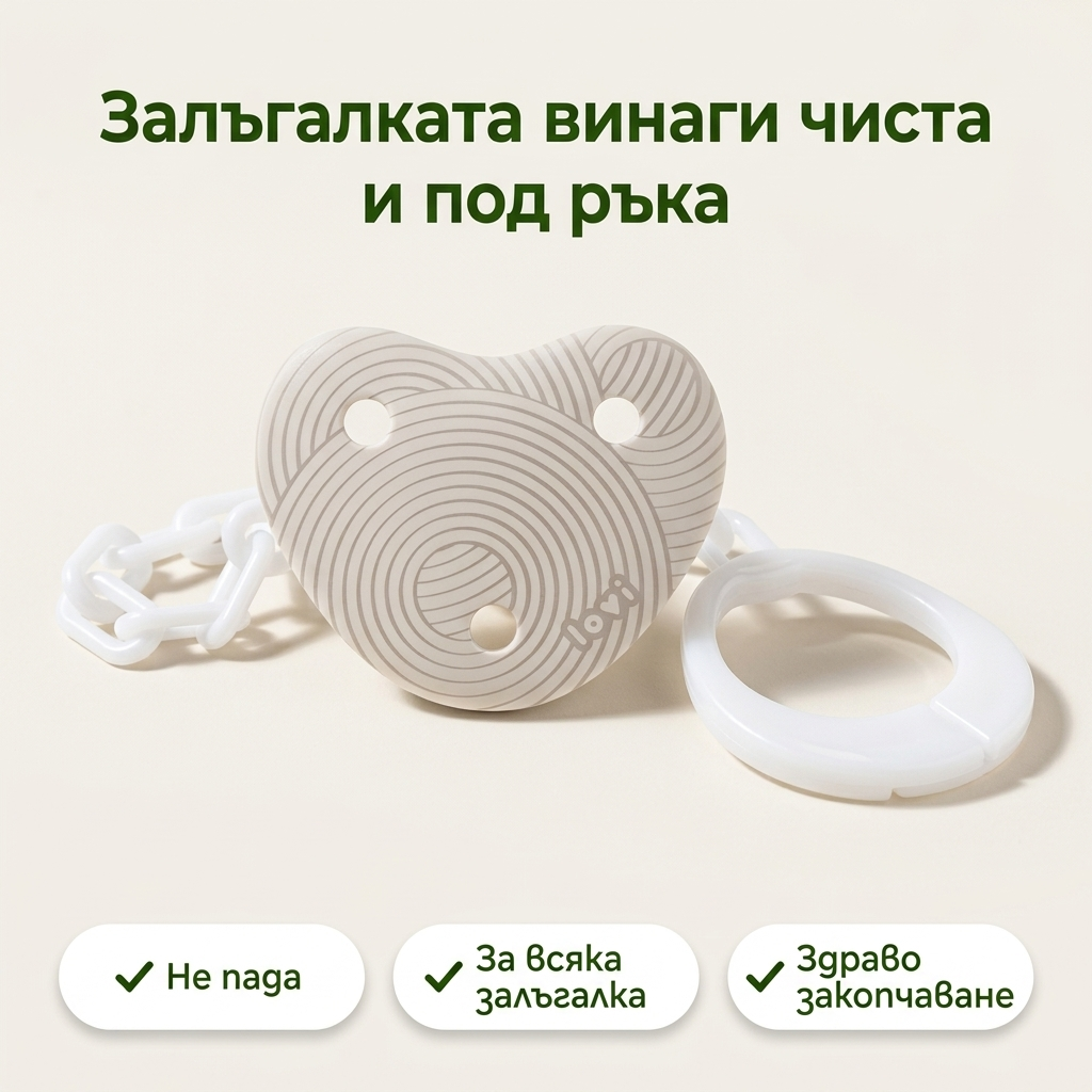 Клипс за залъгалка LOVI, Harmony – основна снимка