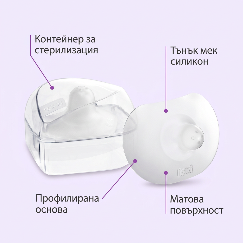 Силиконови протектори за зърна LOVI, размер S – предимства