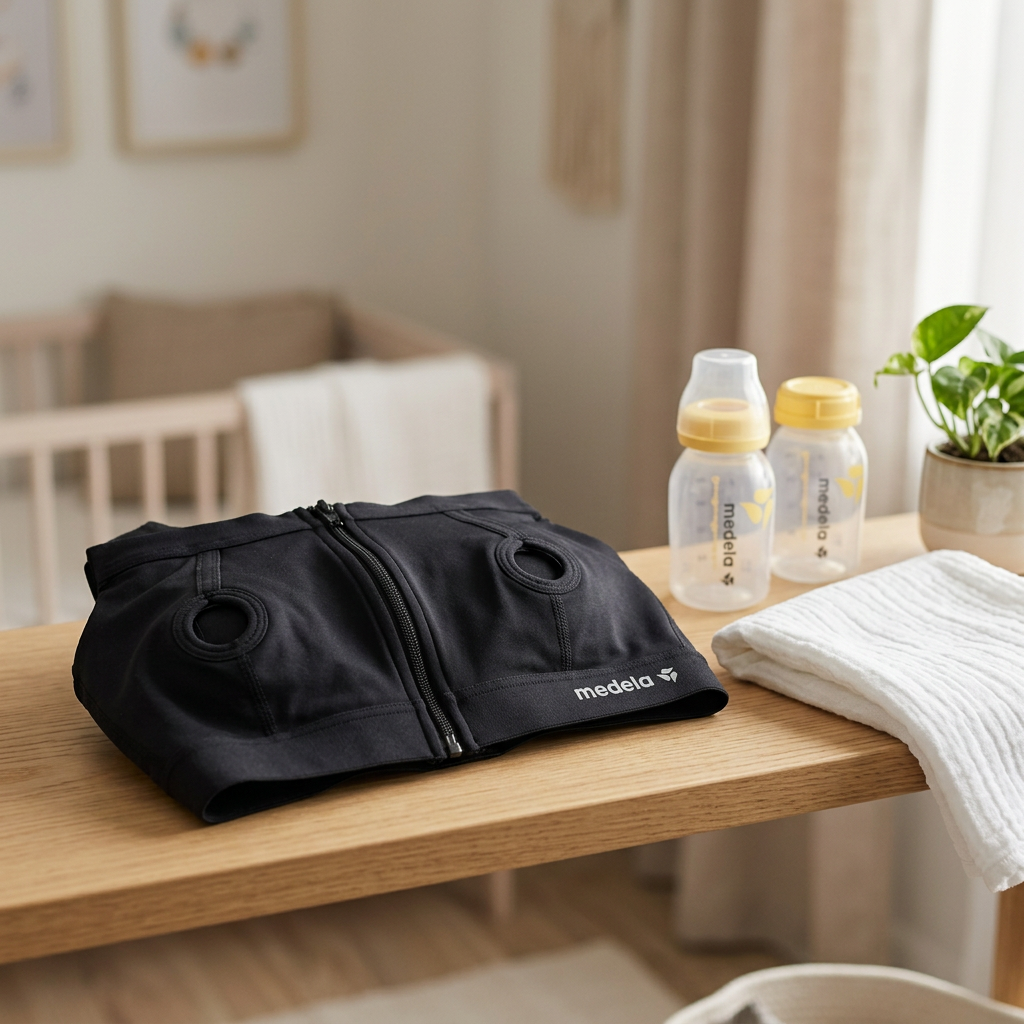 Бюстие за лесно изцеждане Medela, Easy Expression, S в домашна обстановка