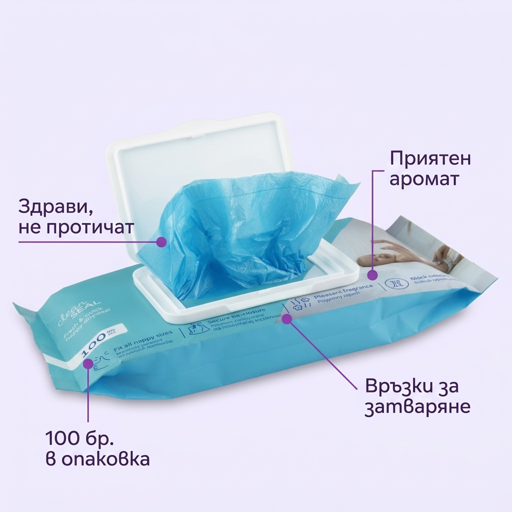 Торбички за пелени Canpol babies: аромат, здрави, с връзки