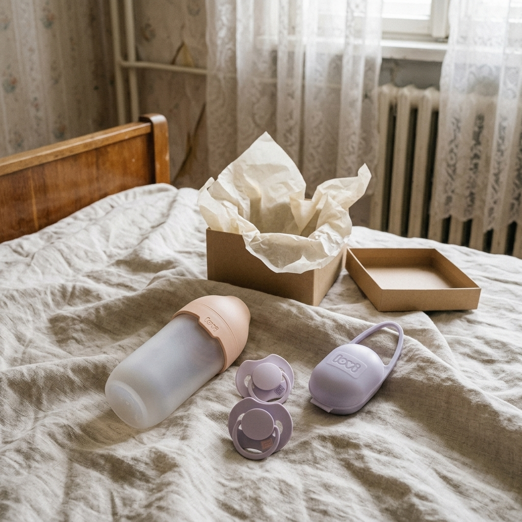 Комплект LOVI, Lilac – в употреба