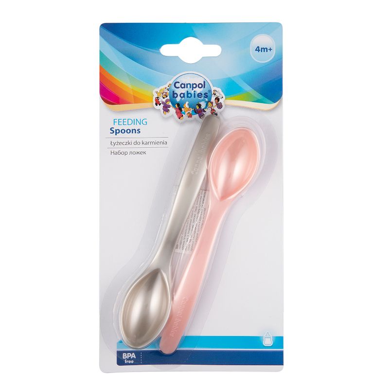 Комплект лъжички за хранене Canpol babies, 4м+, 2 бр. – 6