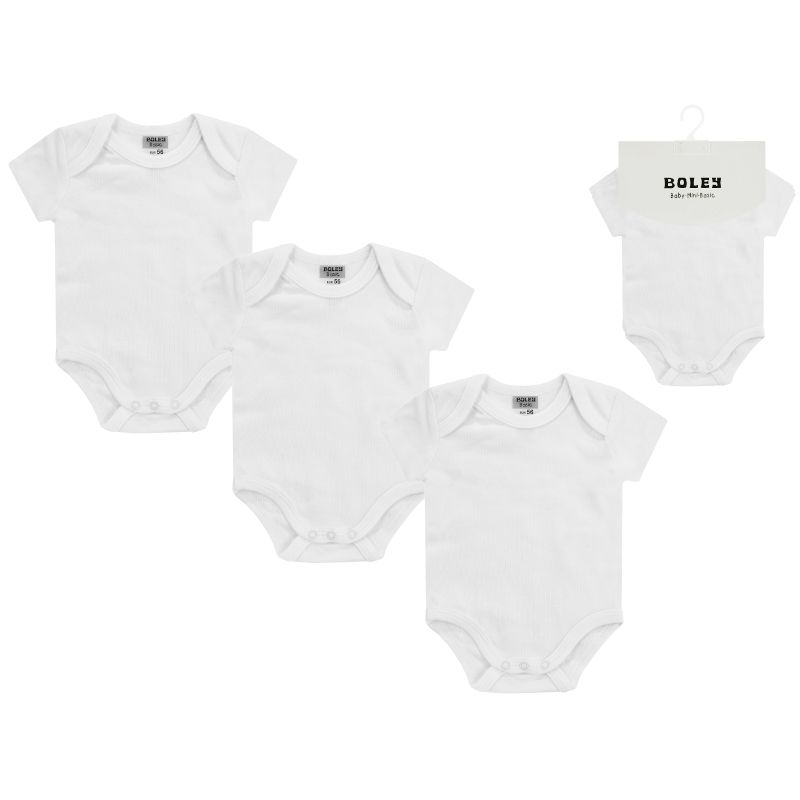 Боди с къс ръкав, 3 бр. Jacky, Multipack Unisex