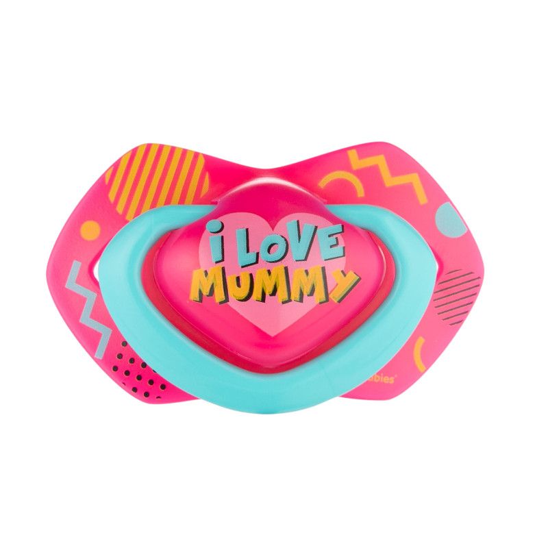 Симетрични залъгалки Canpol babies, Neon Love, 0-6м – 6