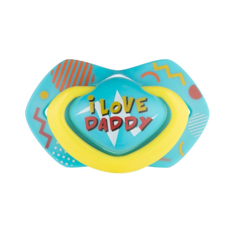 Симетрични залъгалки Canpol babies, Neon Love, 6-18м – 6