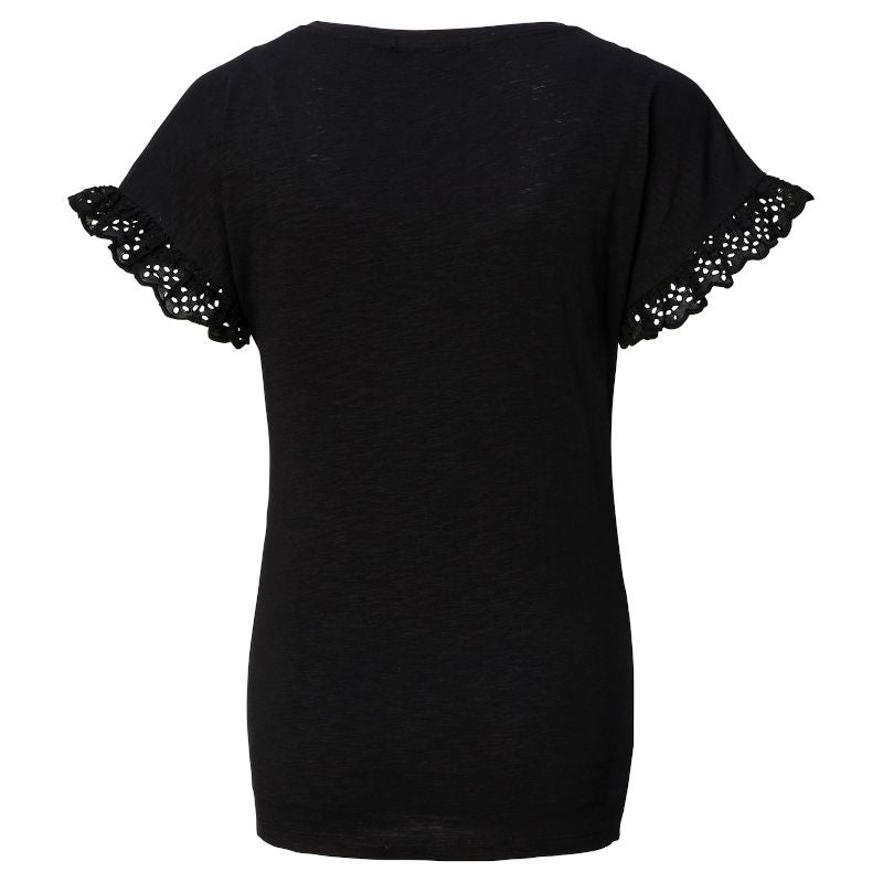 Блуза за бременни с къс ръкав Supermom, Broderie – 6