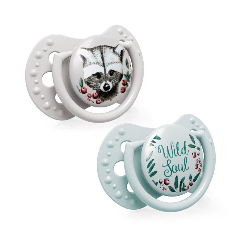 Силиконови залъгалки за новородено Wild Soul, LOVI, 2 бр., 0-2 м – 3