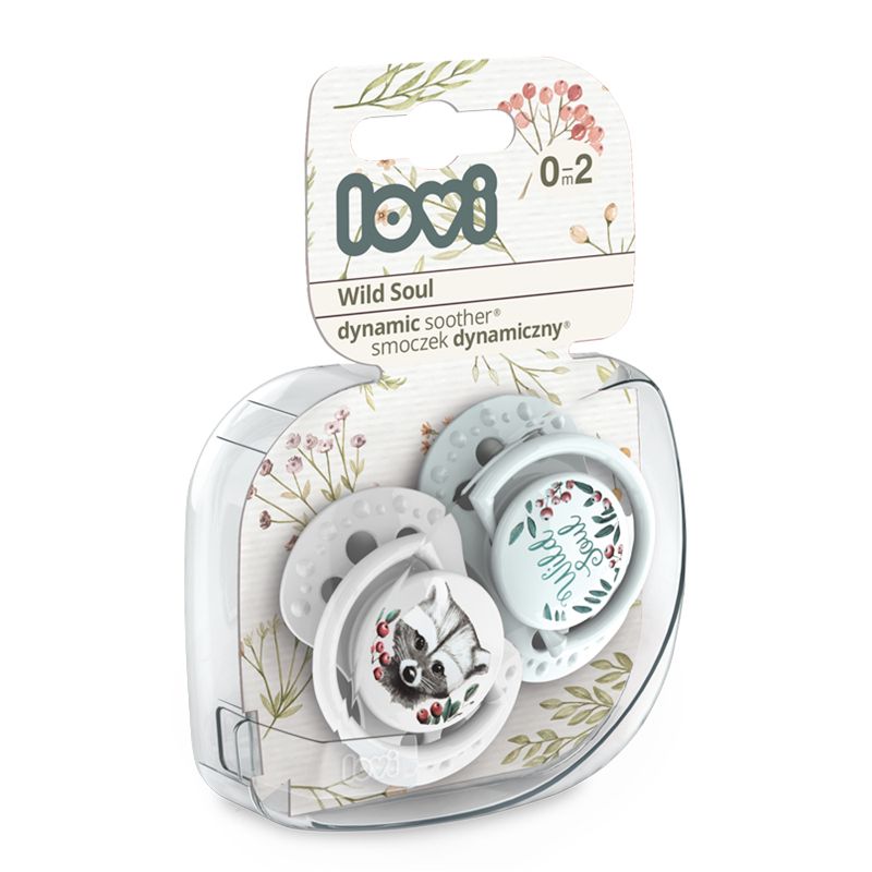 Силиконови залъгалки за новородено Wild Soul, LOVI, 2 бр., 0-2 м – 4