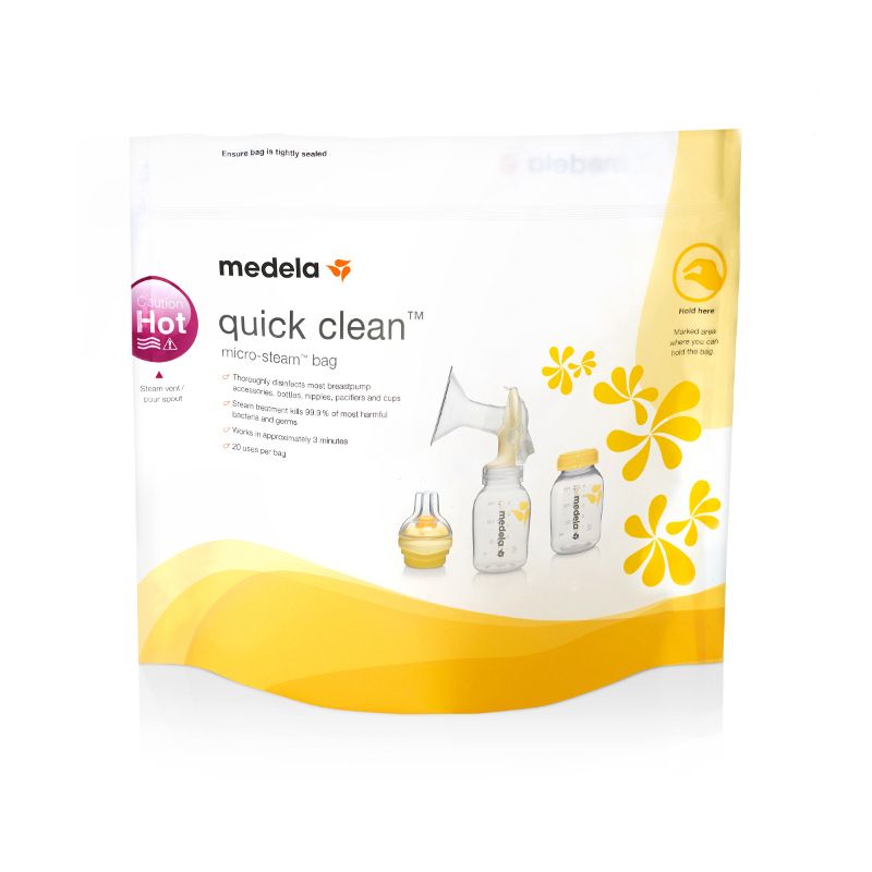Пликчета за стерилизиране Medela, Quick Clean, 5 бр. – 2
