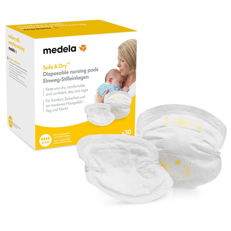 Подплънки за кърма за еднократна употреба Medela, 30 бр.