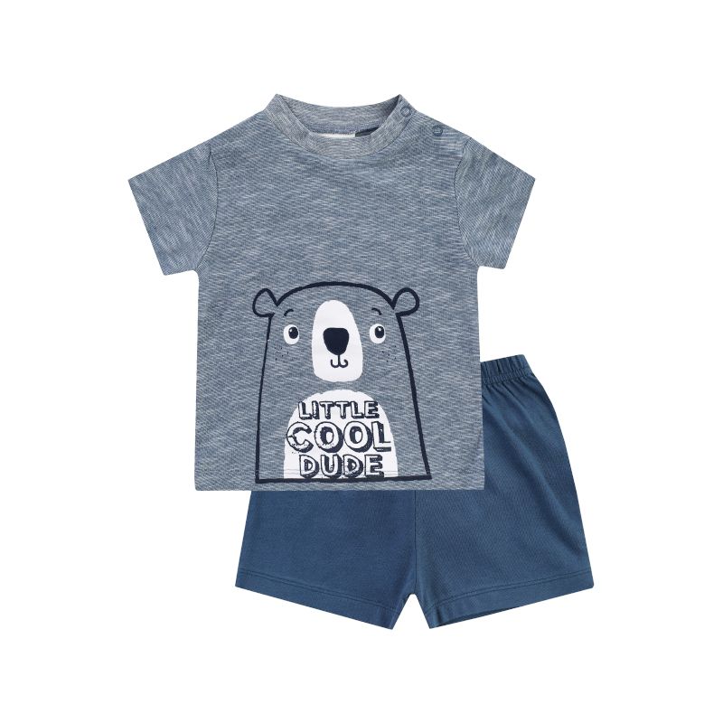 Комплект блуза с къс ръкав и къси панталони Jacky, Cool Bear