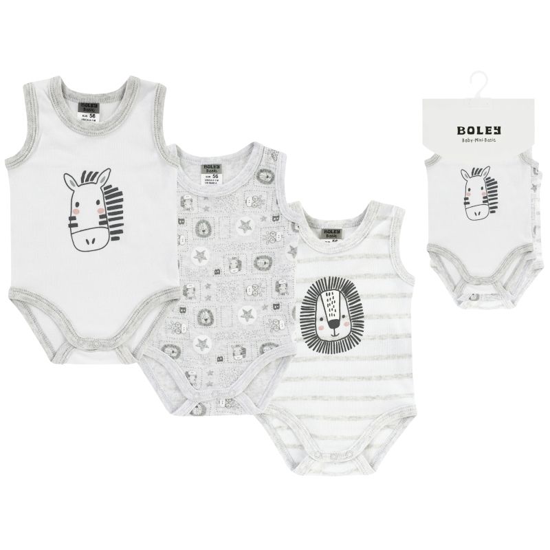 Боди-потник, 3 бр. Jacky, Boley, Multipack Unisex