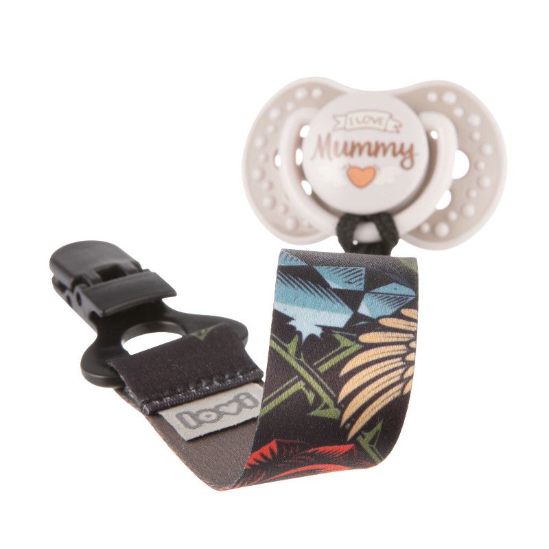 Клипс за залъгалка с лента LOVI, I Love – 9