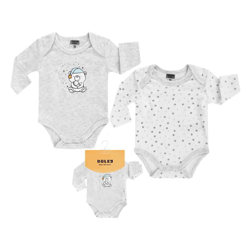 Боди с дълъг ръкав, 2 бр. Jacky, Boley, Unisex