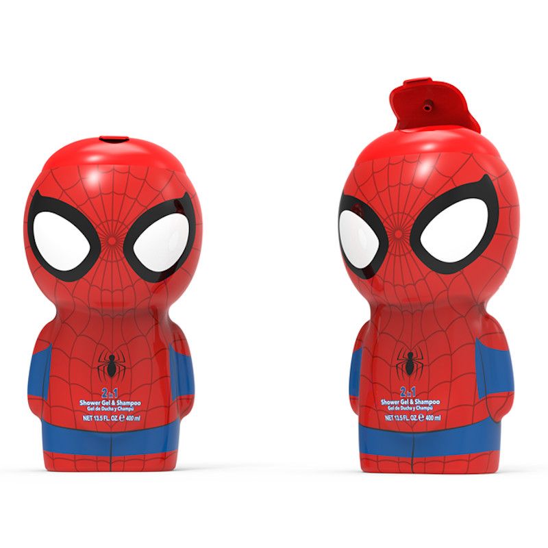 Душ гел и шампоан 2в1 2D Spiderman, 400 мл