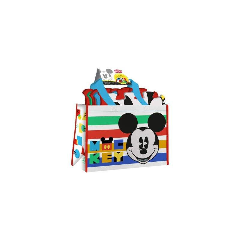 Килимче-пъзел с чанта Mickey, 9 части – 2