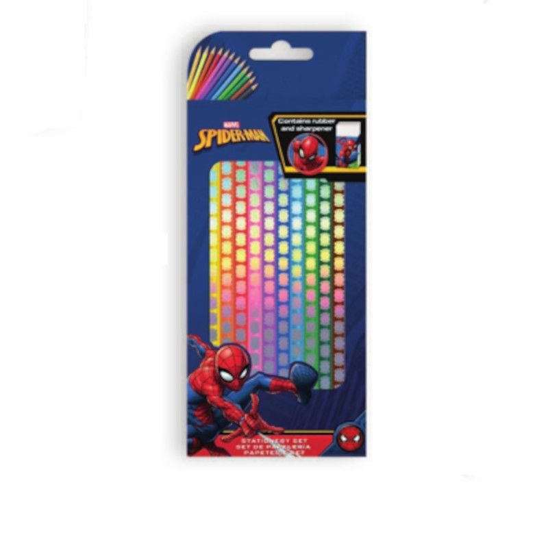 Цветни моливи Spiderman, 12 бр.