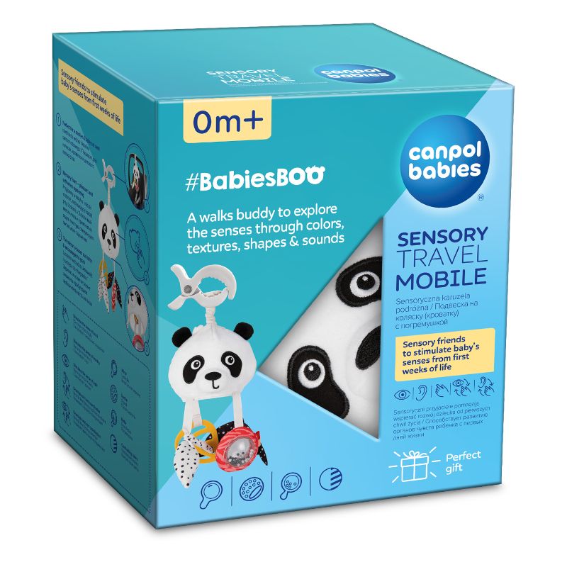 Мека играчка с дрънкалка и клипс Canpol babies, BabiesBoo – 5