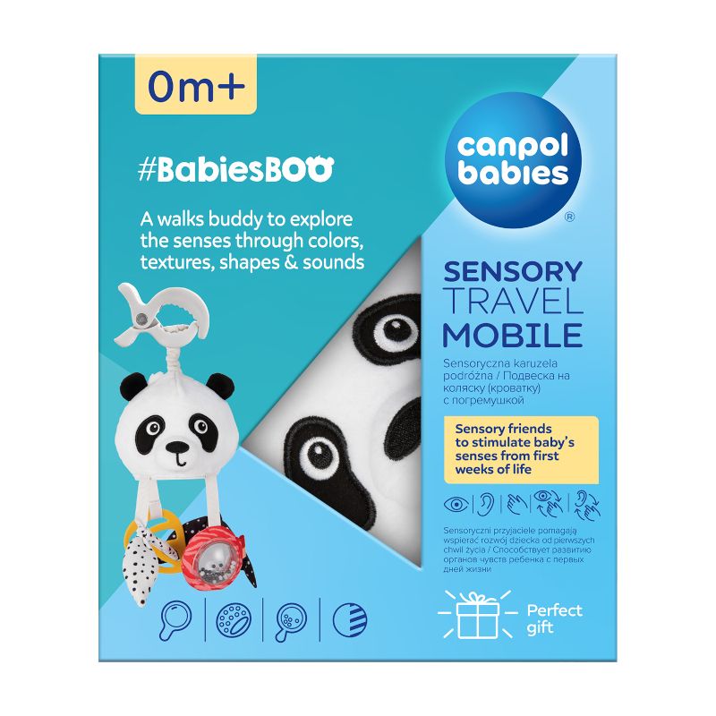 Мека играчка с дрънкалка и клипс Canpol babies, BabiesBoo – 6