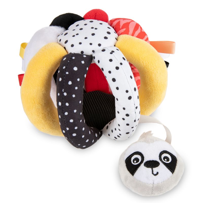 Сензорна мека топка с чесалка и свирка Canpol babies, BabiesBoo – 4