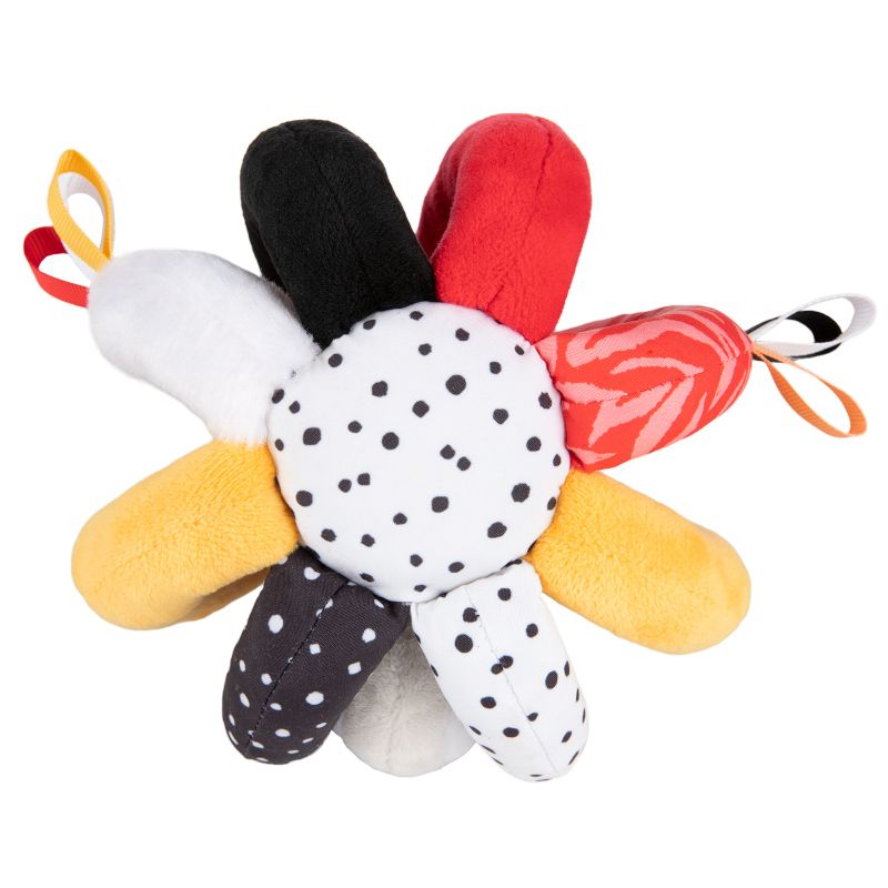 Сензорна мека топка с чесалка и свирка Canpol babies, BabiesBoo – 5