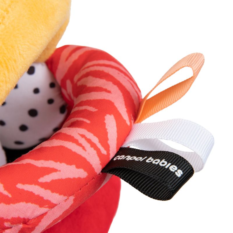 Сензорна мека топка с чесалка и свирка Canpol babies, BabiesBoo – 6