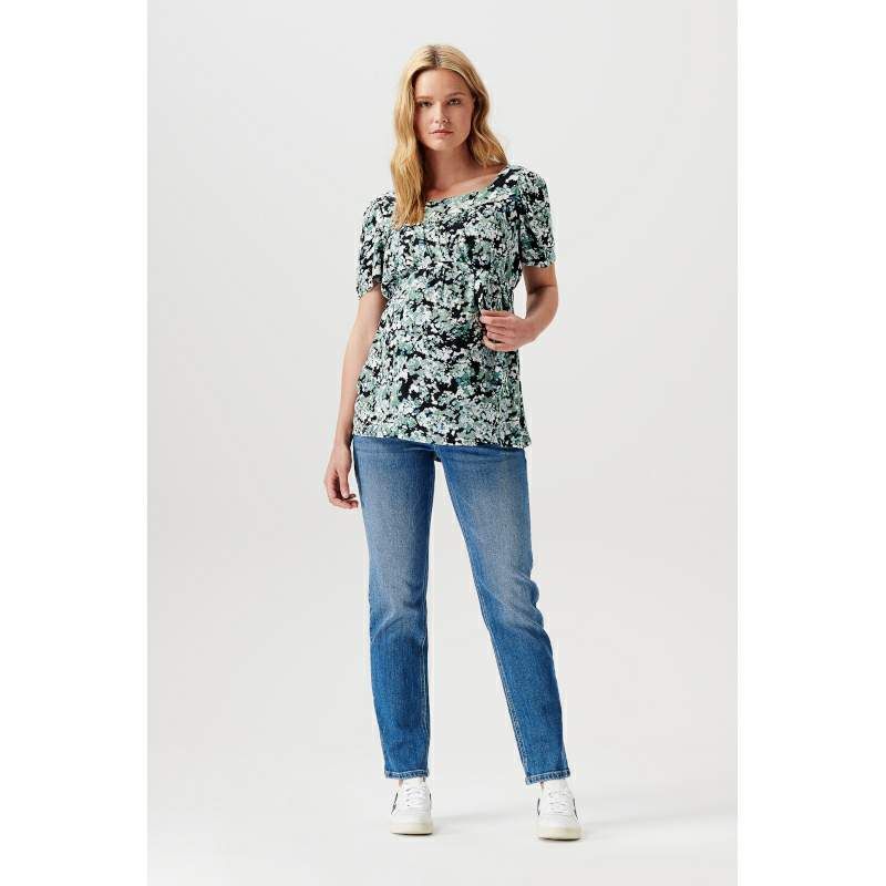 Прави дънки за бременни Noppies, Oaks – Vintage Blue