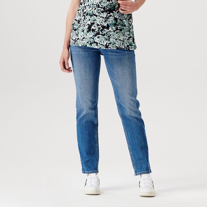 Прави дънки за бременни Noppies, Oaks – Vintage Blue – 9