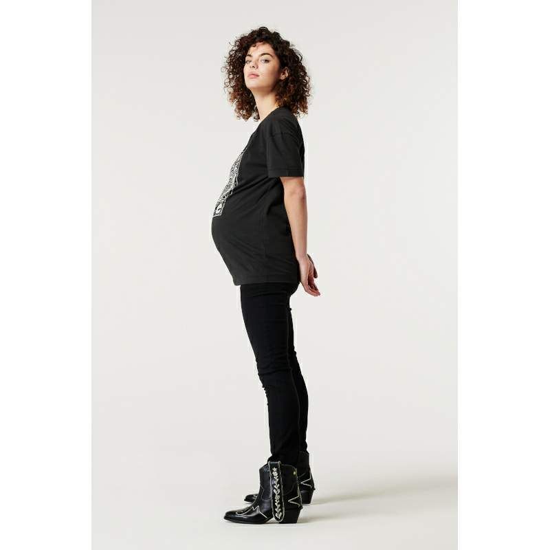 Дънки за бременни Supermom, Austin – Black Denim, Skinny – 4