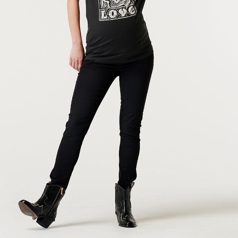 Дънки за бременни Supermom, Austin – Black Denim, Skinny – 5