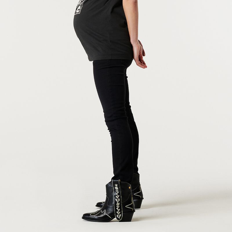 Дънки за бременни Supermom, Austin – Black Denim, Skinny – 6