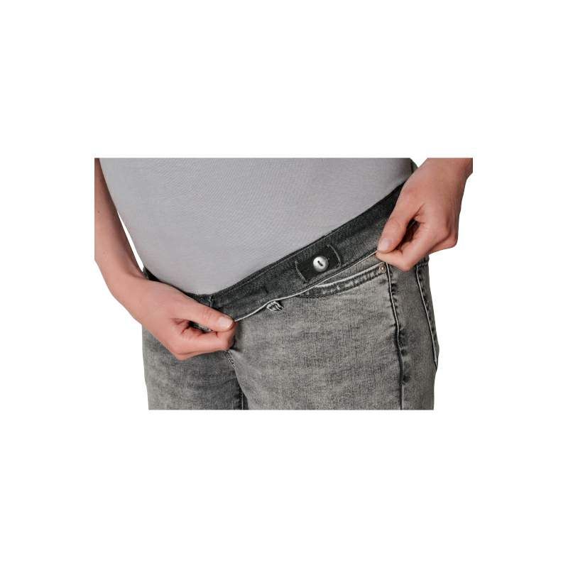 Прави дънки за бременни Supermom, Brooke – Light Grey Denim – 5