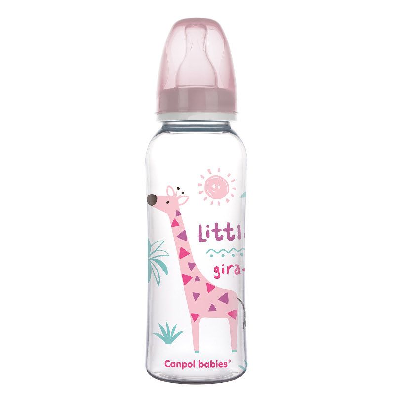 Шише за хранене Canpol babies, Transparent, 12м+ – 3