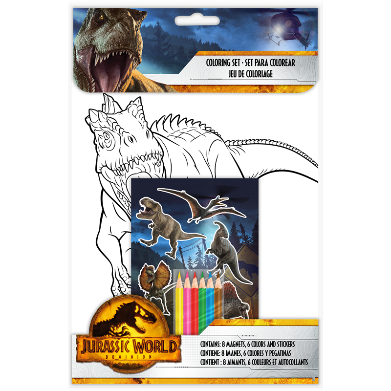 Комплект за оцветяване Jurassic World – 2