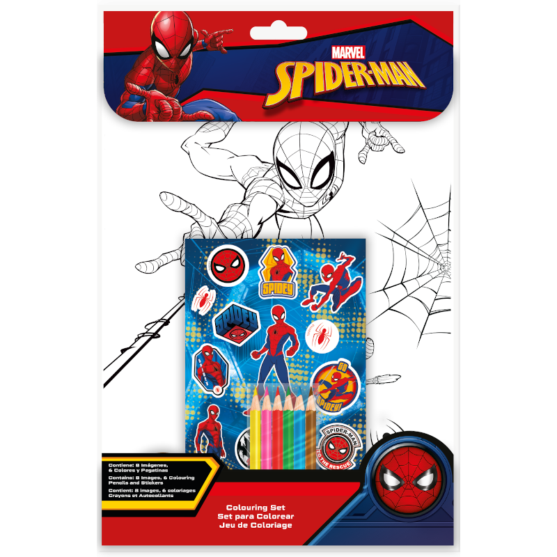 Комплект за оцветяване Spiderman