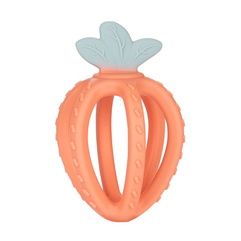 3D силиконова сензорна чесалка Canpol babies, Strawberry