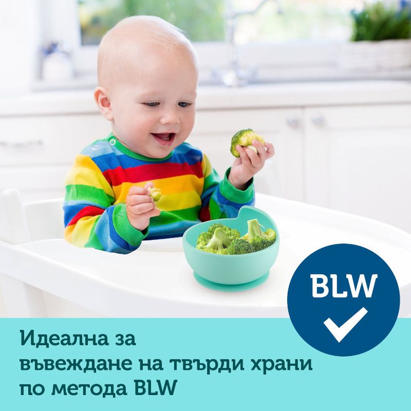 Силиконова купа с вакуумен ринг Canpol babies, 330 мл, розова – 9