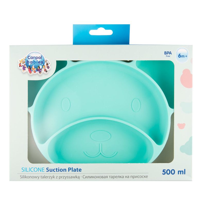 Силиконова чиния с вакуумен ринг Canpol babies – 7